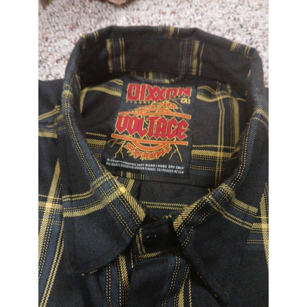 DIXXON FLANNEL‎ - VOLTAGE Black Snap Men's 2XT Shirt - Picture 7 of 12